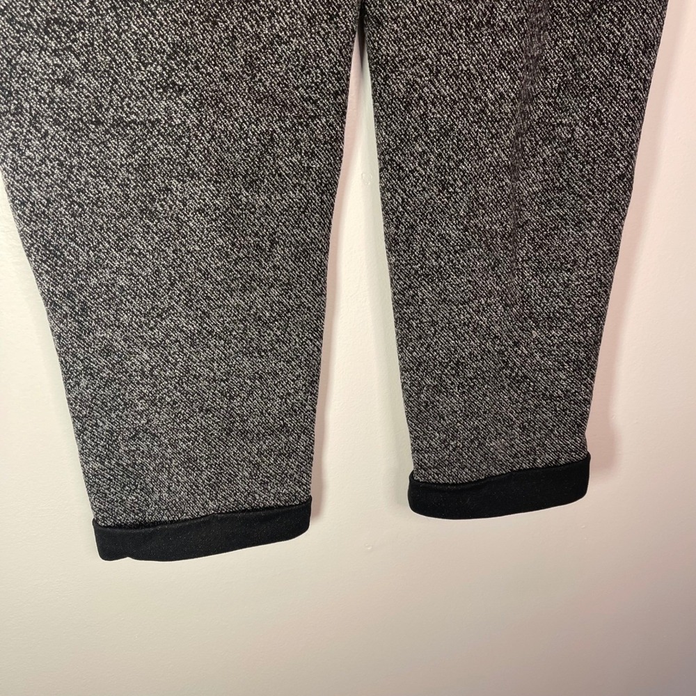 NEW J Jill Fit Black Gray Tweed Cuffed Ankle‎ Pants Stretchy Women's Size Small - Picture 5 of 12